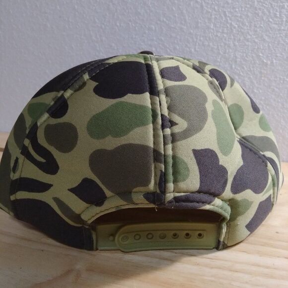 DS Vintage Custom Patch Camouflage Snap Back Hat - Picture 5 of 8